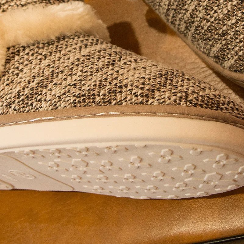 best 2020 Winter Women Slippers Cotton Home Shoes Couples Lovers Wool Warm Plush Indoor Floor Slippers Non-slip Men Soft Shoes shop online at M2K Trends for