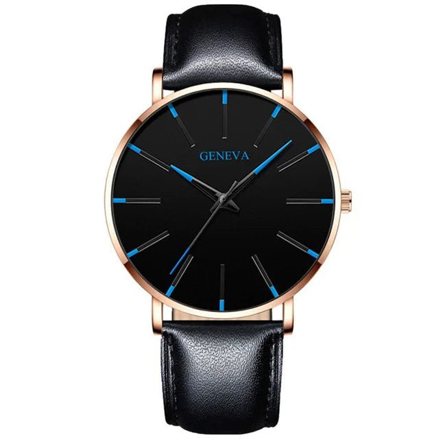 best 2021 Minimalist Men's Fashion Ultra Thin Watches Simple Men Business Stainless Steel Mesh Belt Quartz Watch relogio (KWT2236) shop online at M2K Trends for