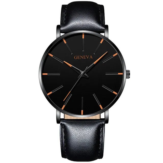 best 2021 Minimalist Men's Fashion Ultra Thin Watches Simple Men Business Stainless Steel Mesh Belt Quartz Watch relogio (KWT2236) shop online at M2K Trends for