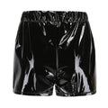 best 2021 Summe Hot Sale Fashion Women's PVC Gothic Wet Look Mini Shorts High Waist Dance Club Rock Hot Pants 0 shop online at M2K Trends for