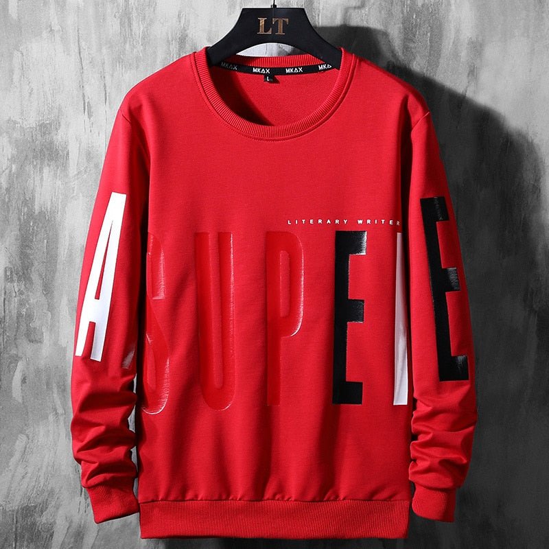 best 2023 High Quality Autumn Spring Fashion Oversize Tshirt Men's Long Sleeve Casual O Neck T-Shirt For Man TOP TEES 6XL 7XL 8XL 0 shop online at M2K Trends for