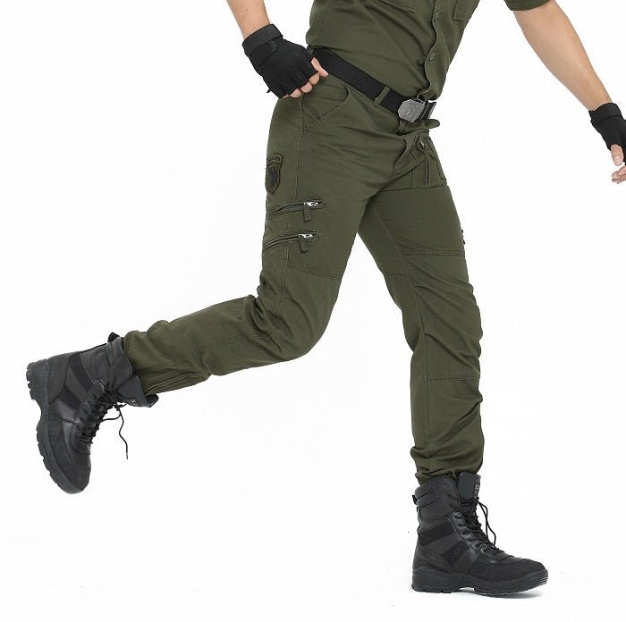 best 2023 Men's Cargo Pant Cotton Army Military Tactical Pant Men Vintage Camo Green Work Many Pocket Cotton Camouflage Black Trouser 0 shop online at M2K Trends for