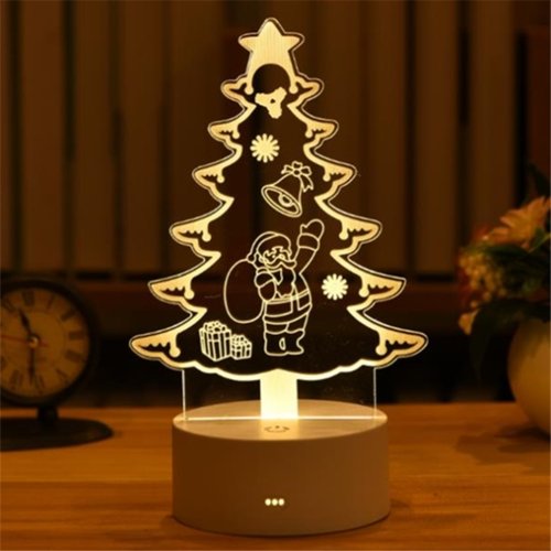 best 3D Lamp Acrylic LED Night Lights Christmas Party Decoration Night Lighting shop online at M2K Trends for Night Lights