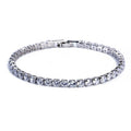 best 4mm Cubic Zirconia Green Tennis Bracelet Chain Bracelets For Women Men Gold Silver Color Hand Chain CZ Chain Homme Jewelry 0 shop online at M2K Trends for