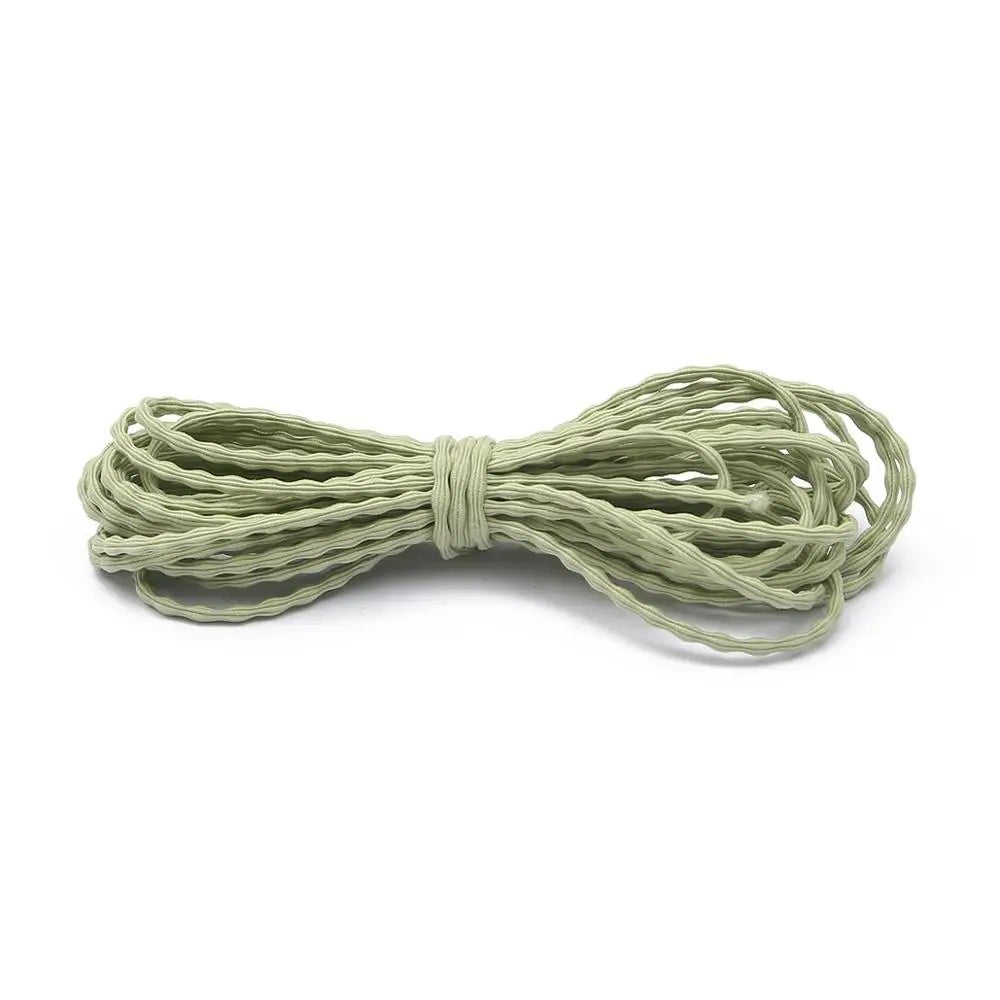 best 5meters 3mm Colorful High-Elastic Round Elastic Band Round Elastic Rope Rubber Band Elastic Line DIY Sewing Accessories shop online at M2K Trends for