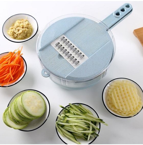 best 8 In 1 Mandoline Slicer Vegetable Slicer Potato Peeler Carrot Onion Grater With Strainer Vegetable Cutter Kitchen Accessories Accessories shop online at M2K Trends for