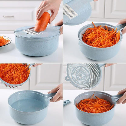 best 8 In 1 Mandoline Slicer Vegetable Slicer Potato Peeler Carrot Onion Grater With Strainer Vegetable Cutter Kitchen Accessories Accessories shop online at M2K Trends for