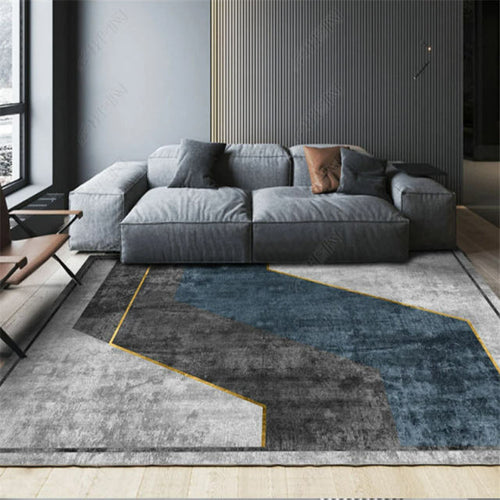 Geometric Printed Carpet Living Room Large Area Rugs Carpet Modern