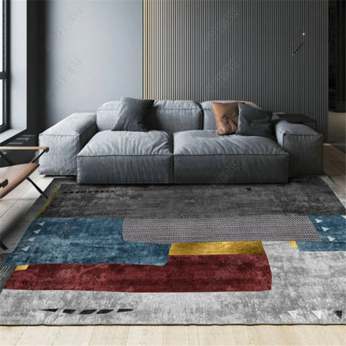 Geometric Printed Carpet Living Room Large Area Rugs Carpet Modern