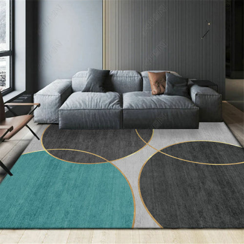 Geometric Printed Carpet Living Room Large Area Rugs Carpet Modern