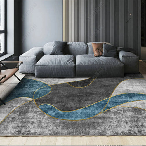 Geometric Printed Carpet Living Room Large Area Rugs Carpet Modern