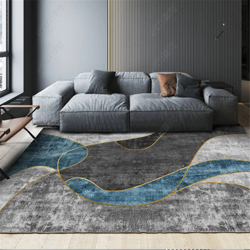Geometric Printed Carpet Living Room Large Area Rugs Carpet Modern