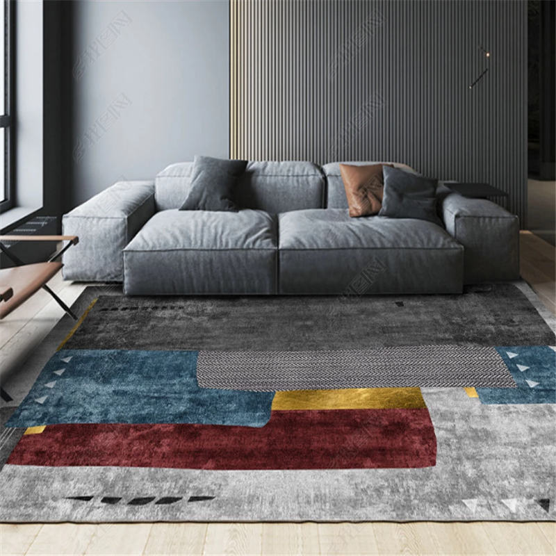 Geometric Printed Carpet Living Room Large Area Rugs Carpet Modern