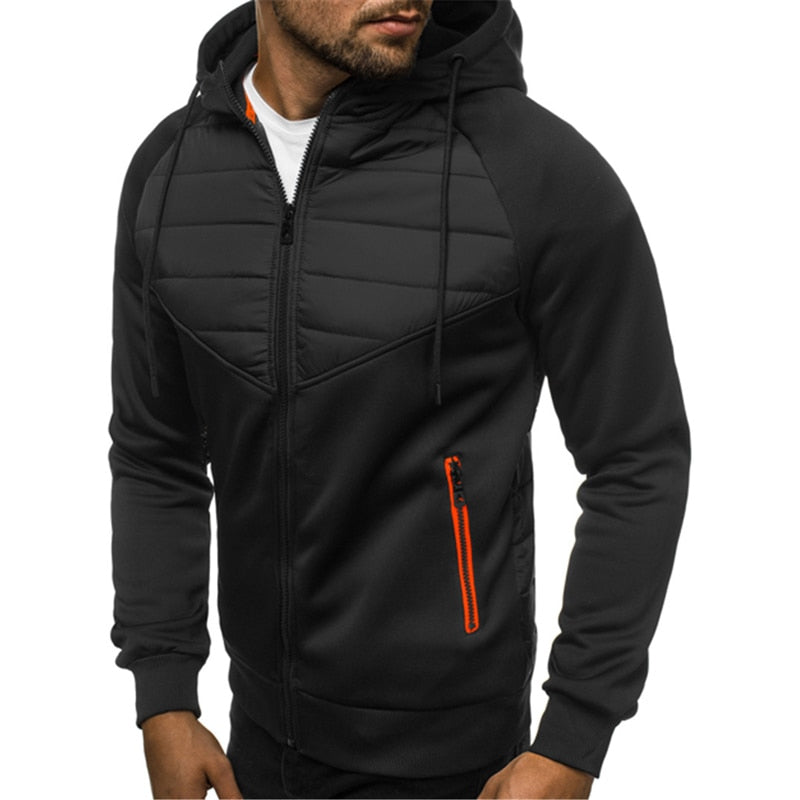 Stylish Men's Hooded Jacket - Fall/Winter 2024