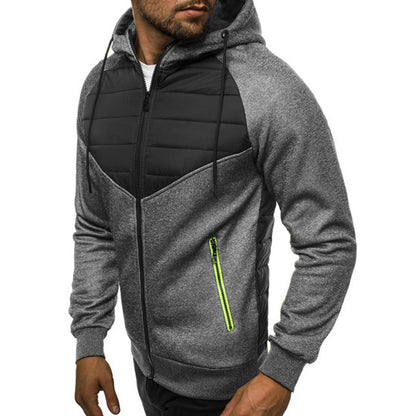 Stylish Men's Hooded Jacket - Fall/Winter 2024