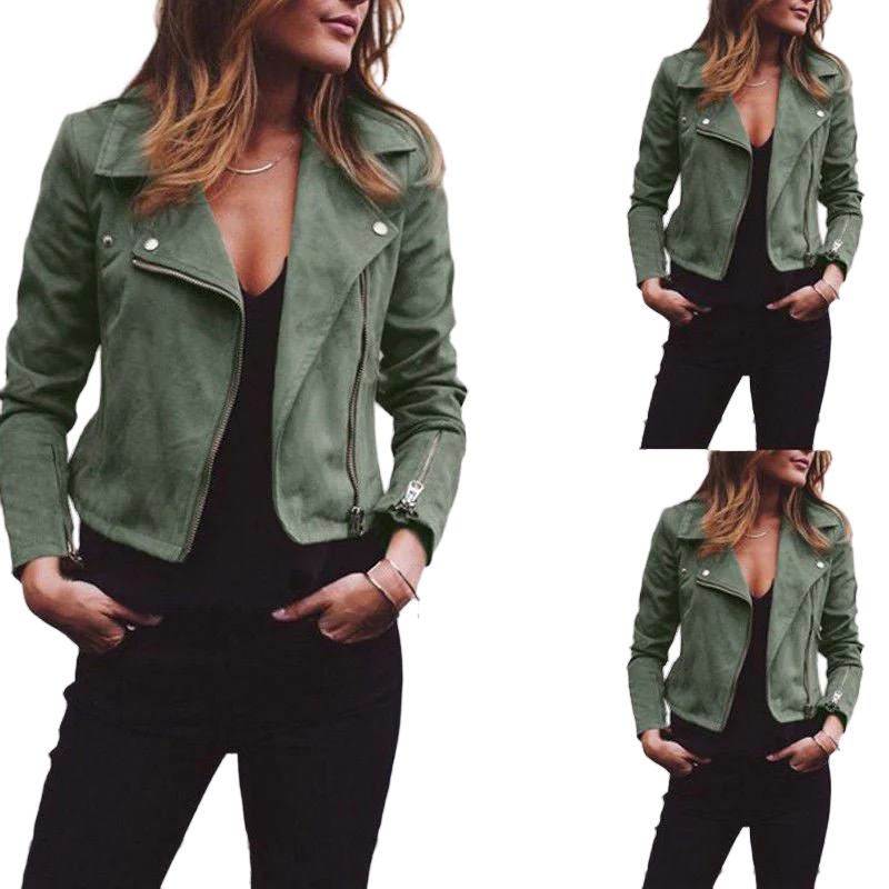 Hot Style Tweed Jacket w/ Diagonal Zipper #M2k trends