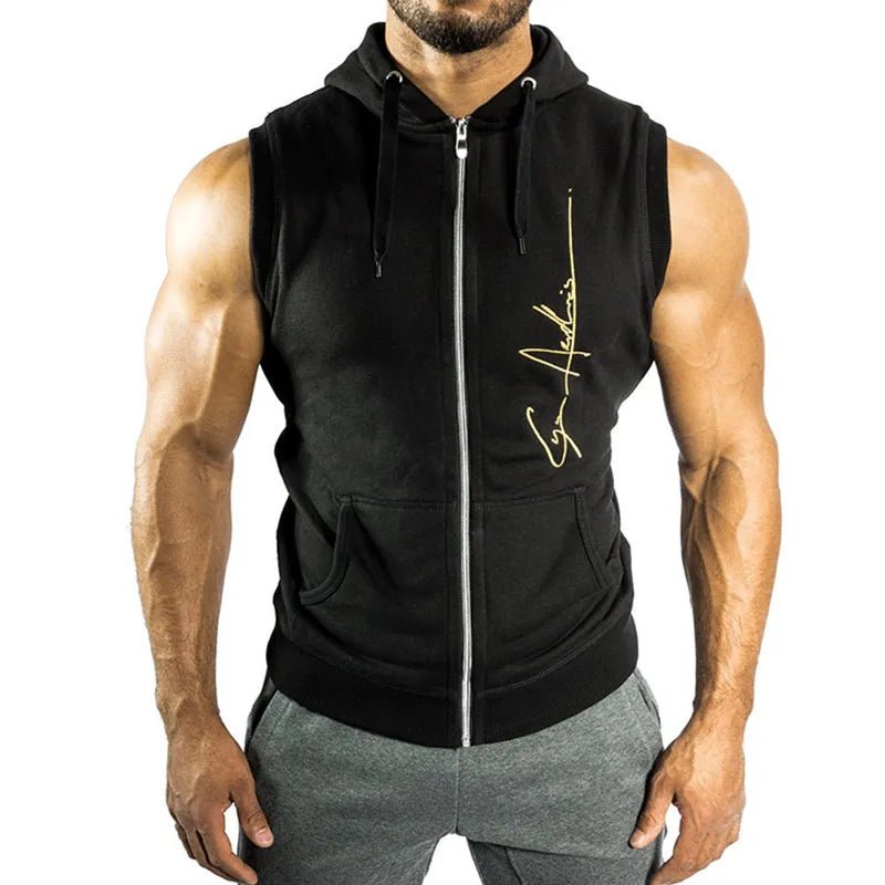Shop affordable sleeveless hoodies for men at M2K Trends. Perfect for bodybuilding, gym workouts, and casual wear. Cotton, comfortable & stylish.