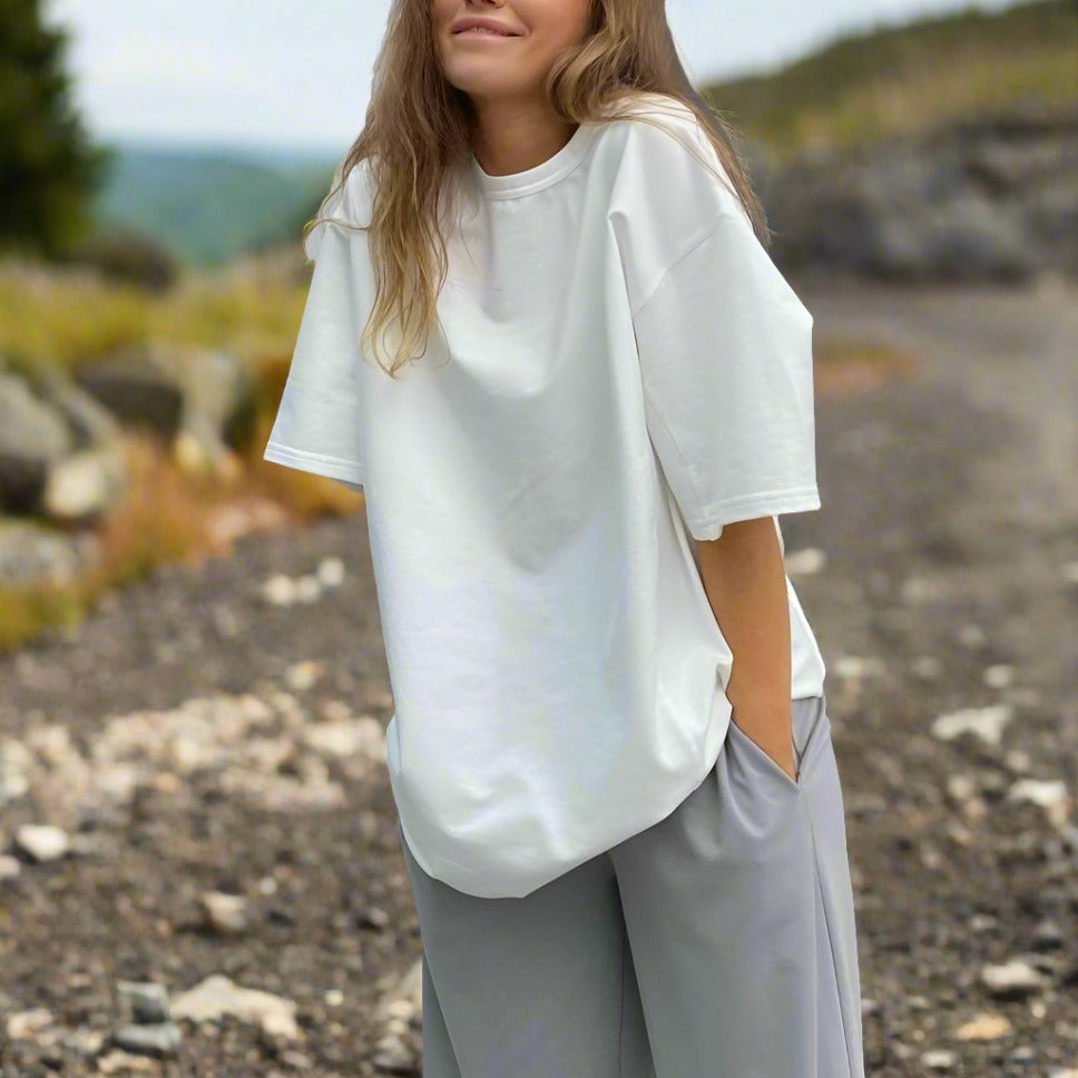 M2K Trends Affordable Cotton Oversized T-shirt for Women