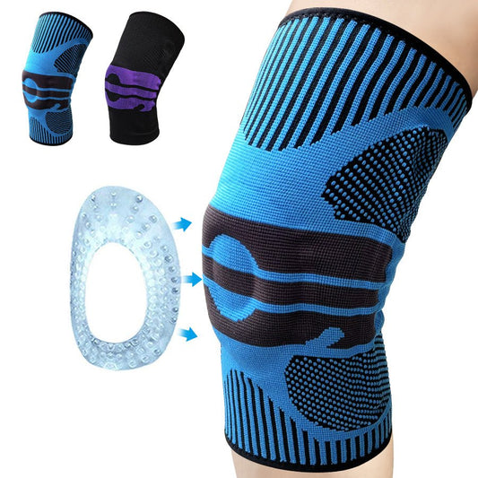 best affordable Elastic Breathable Nonslip Knee Compression Support With Side Stabilizers Silicone Pad Knee Brace Knee Brace shop online at M2K Trends for