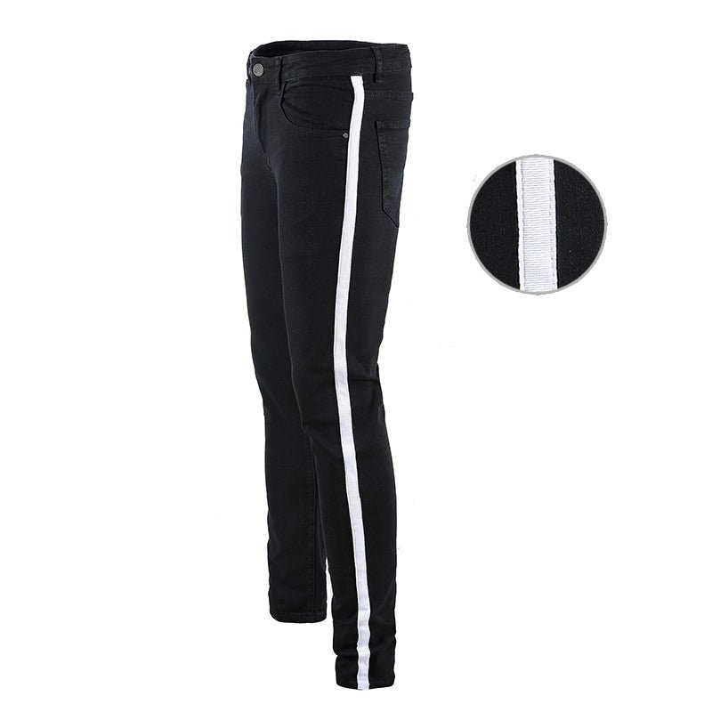 best All-match Slim Pants High Street Trend Men's Knee Hole Trousers 0 shop online at M2K Trends for