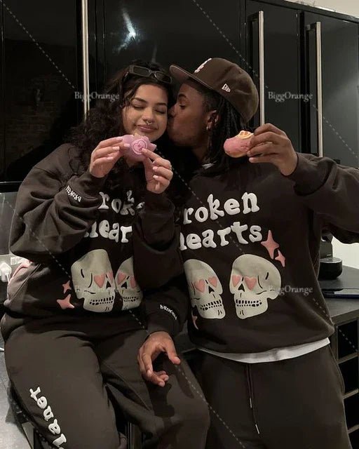 best American skull puff print Hoodies Women Couples Y2k Tops Sweatshirt Women Goth Streetwear 2023 Grunge Clothing Oversized Hoodie Hoodie shop online at M2K Trends for cheap hoodie