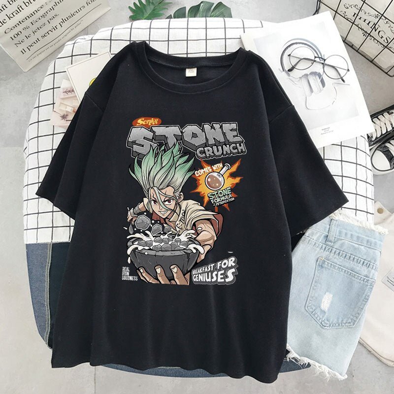 best Anime T-shirt men Harajuku Cartoon Titan Attack Shingeki No Kyojin Graphic Tee Shirt Oversized T-shirt Streetwear Tops Black 0 shop online at M2K Trends for