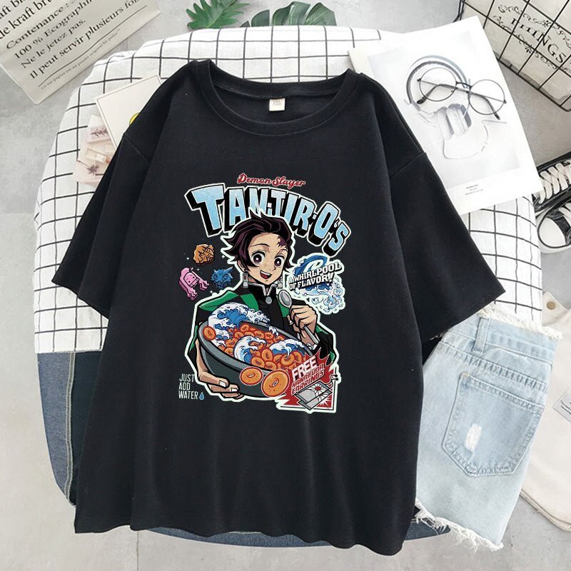 best Anime T-shirt men Harajuku Cartoon Titan Attack Shingeki No Kyojin Graphic Tee Shirt Oversized T-shirt Streetwear Tops Black 0 shop online at M2K Trends for