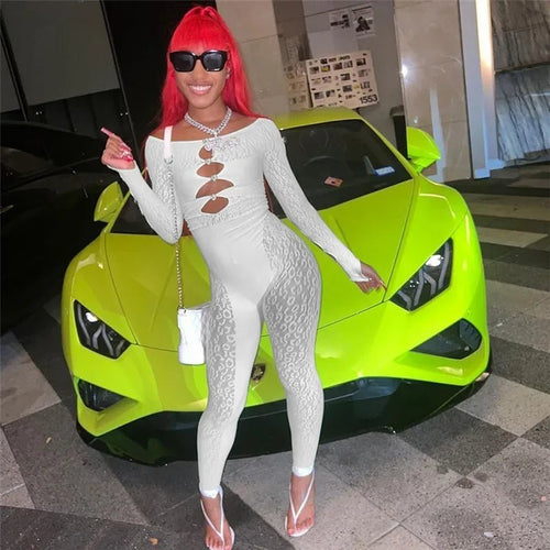 best ANJAMANOR Sexy Mesh Tight Jumpsuit Women One Pieces Club Outfits See Through Hollow Off Shoulder Black Jumpsuits D87-BE10 best Shop online, Near me in the GTA, near me in Toronto, In Canada, In the New York, Kingston Jamaica