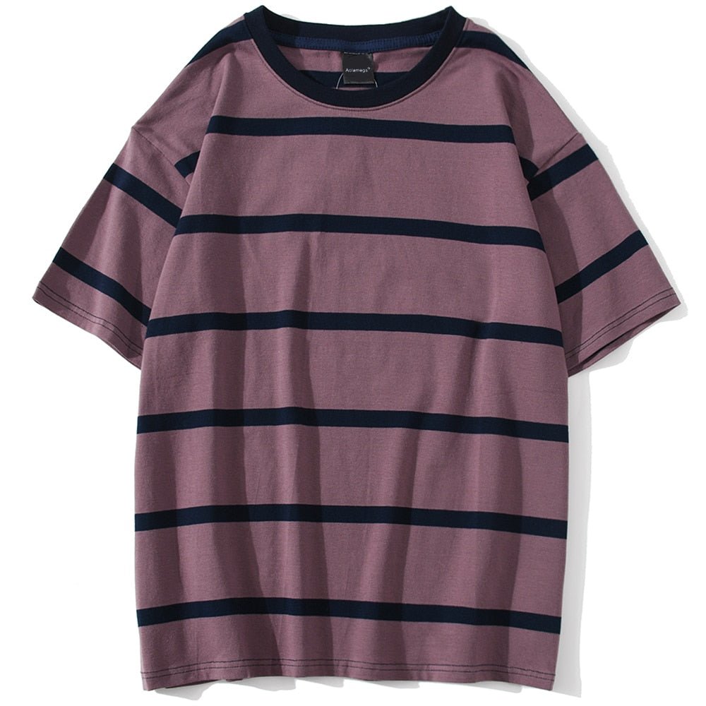 best Aolamegs Men T Shirt Color Block Print 3 color Optional Tee Shirts Simple High Street Basic All-match Cargo Tops Male Streetwear 0 shop online at M2K Trends for