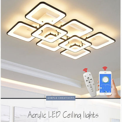 best APP phone RC control Modern LED Chandelier Lighting for Living room Lighting shop online at M2K Trends for Ceiling Lights & Fans