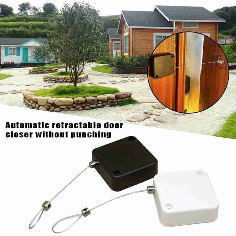 best Automatic Door Closer Punch-Free Soft Close Door Closers For Sliding Door Glass Door 500g-1000g Tension Closing Device Accessories shop online at M2K Trends for