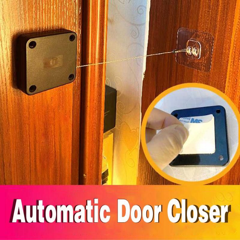 best Automatic Door Closer Punch-Free Soft Close Door Closers For Sliding Door Glass Door 500g-1000g Tension Closing Device Accessories shop online at M2K Trends for