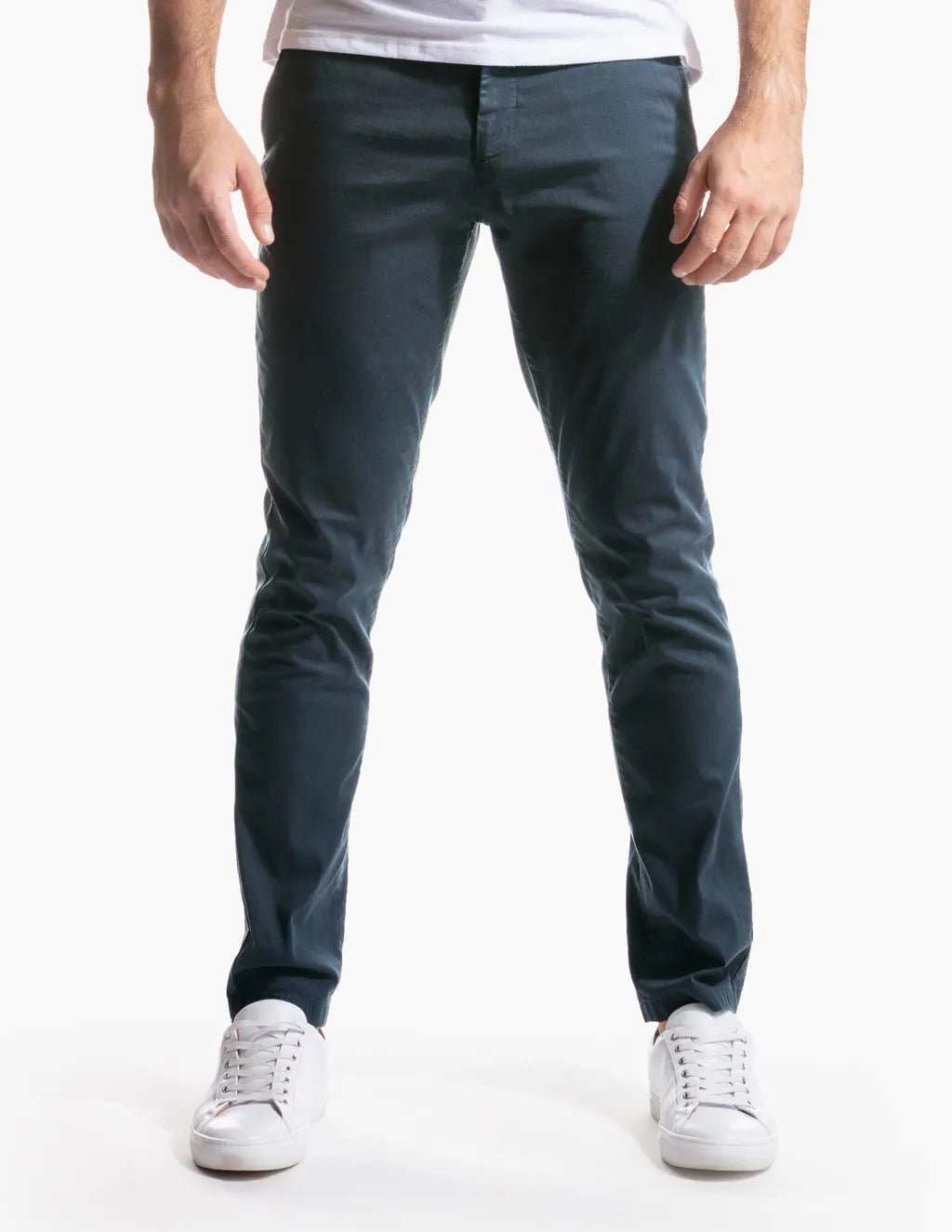 best Autumn Men's Business Pants Straight Twill High Elastic Solid Color Cotton Long Pants 0 shop online at M2K Trends for