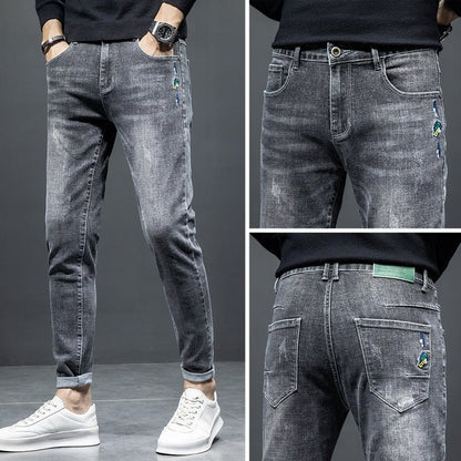 best Autumn Men's Jeans Slim Feet 0 shop online at M2K Trends for