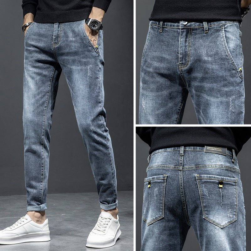 best Autumn Men's Jeans Slim Feet 0 shop online at M2K Trends for