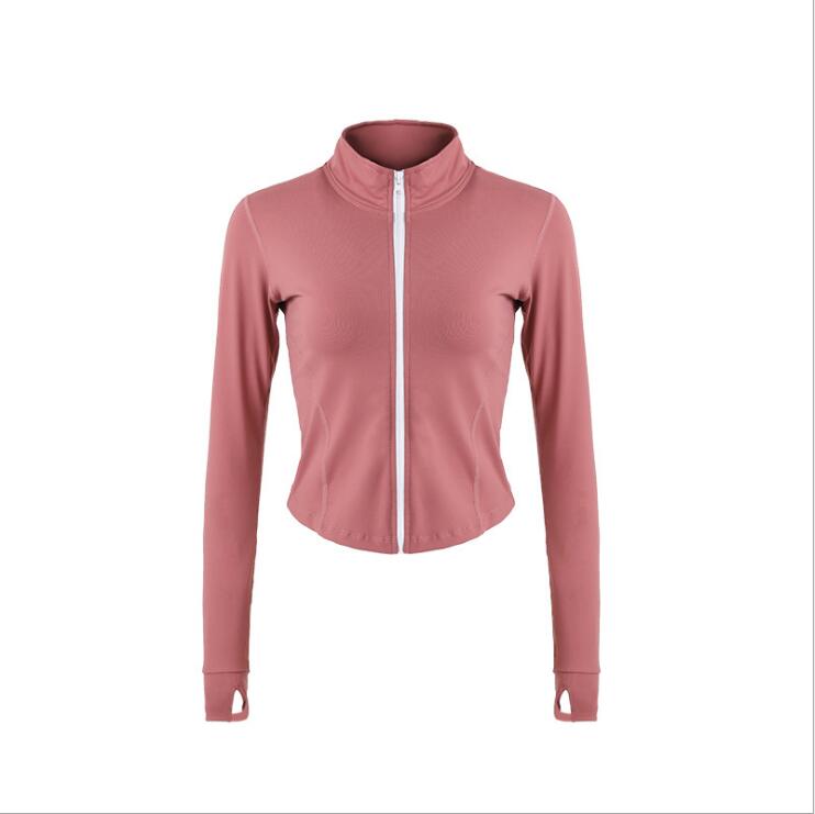 best Autumn Sport Jacket Women Long Sleeve Zip Fitness Yoga Shirt Top Workout Gym Activewear Sport Running Coats Training Clothes 0 shop online at M2K Trends for