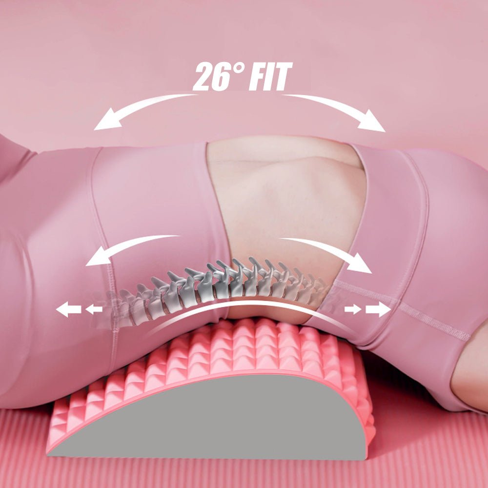 best Back Stretcher Pillow Neck Lumbar Support Massager For Neck Waist Back Sciatica Herniated Disc Pain Relief Massage Relaxation 0 shop online at M2K Trends for