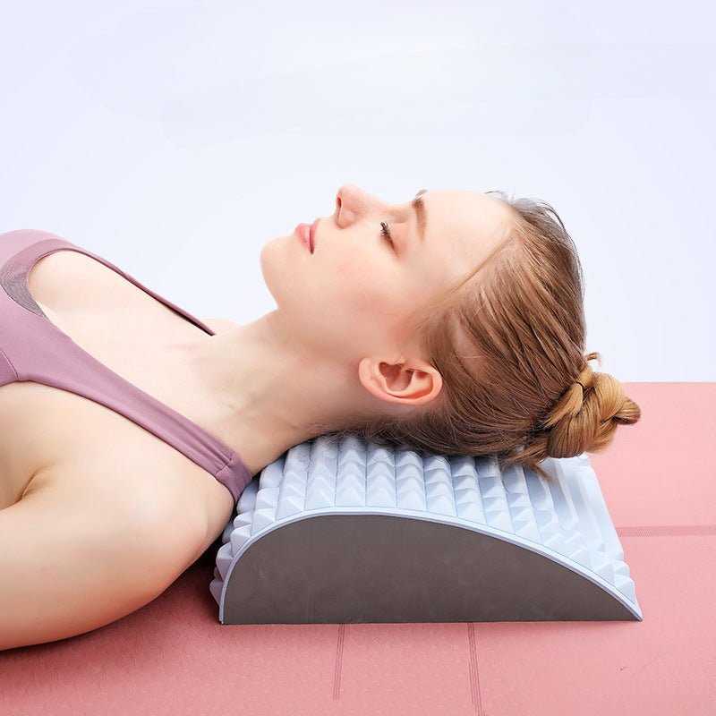 best Back Stretcher Pillow Neck Lumbar Support Massager For Neck Waist Back Sciatica Herniated Disc Pain Relief Massage Relaxation 0 shop online at M2K Trends for