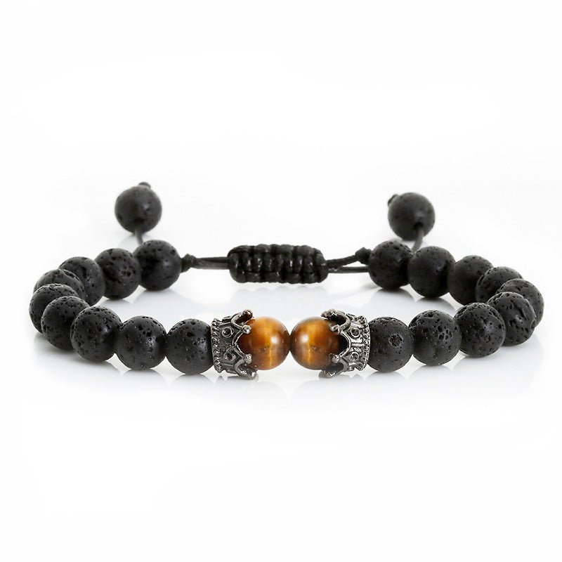 best Beaded Hand Rope Volcanic Stone Bracelet 0 shop online at M2K Trends for