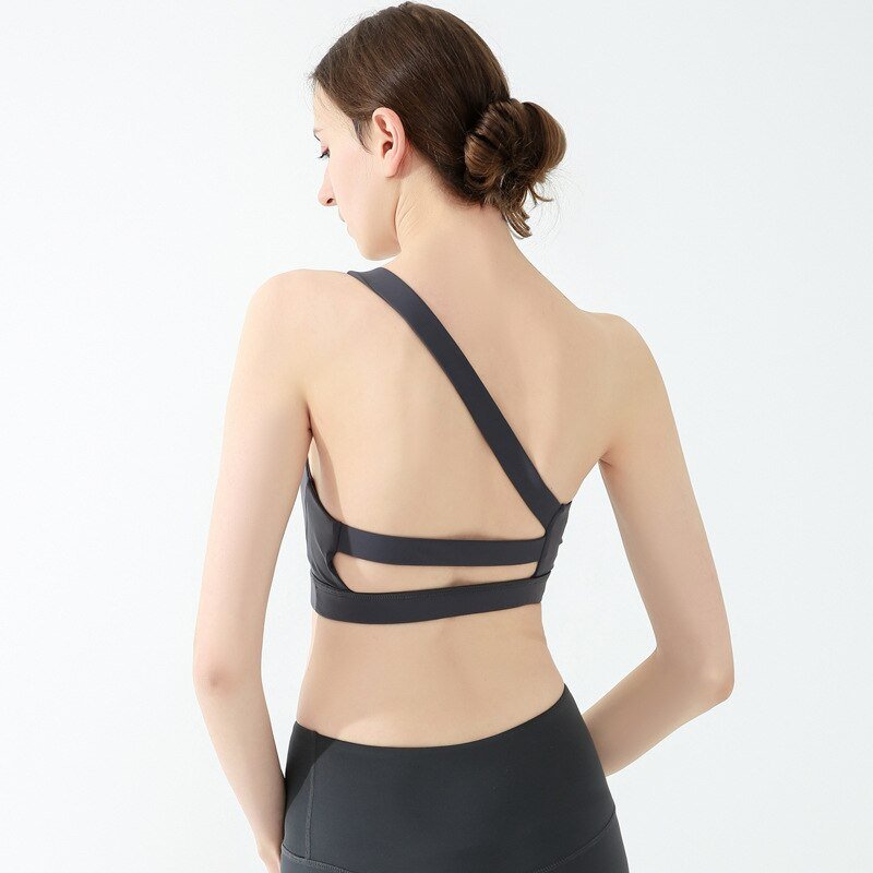best Beautiful Back Tie rope Sports Bra Women Fitness Yoga Bra High shockproof Running Vest-style Sports Bra Gym Workout Training Top Bra shop online at M2K Trends for amazon sports bra