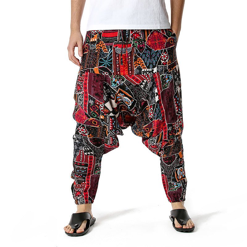 best Best and nice Men's Women's Cotton Harem Yoga Loose Bohemian Pants M2K Pants shop online at M2K Trends for mens pants