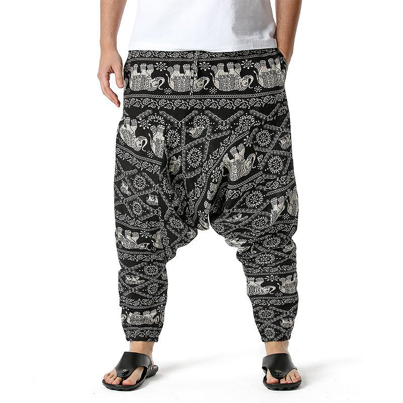 best Best and nice Men's Women's Cotton Harem Yoga Loose Bohemian Pants M2K Pants shop online at M2K Trends for mens pants