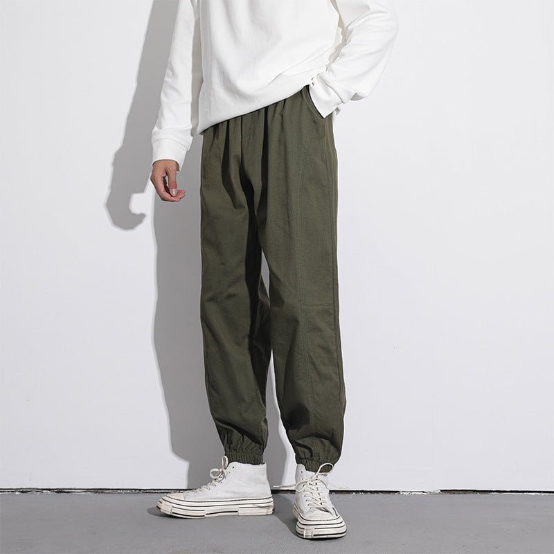 best Best Men's Solid nice Color Side Seam Stitching Beaming Overalls Pants shop online at M2K Trends for mens pants