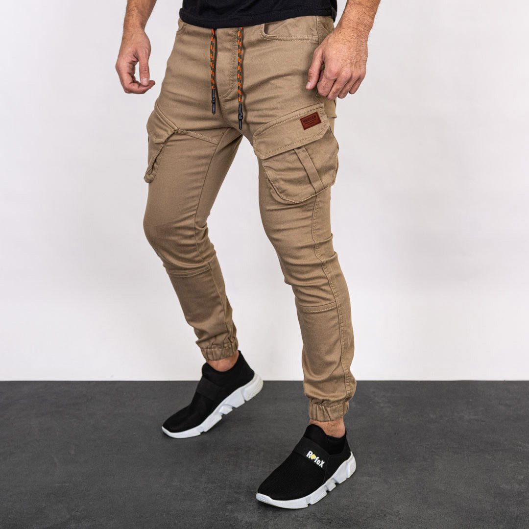 best Best New Style Solid Color cargo pants Casual Trousers Men's Footwear Overalls for sale online. Pants shop online at M2K Trends for mens pants