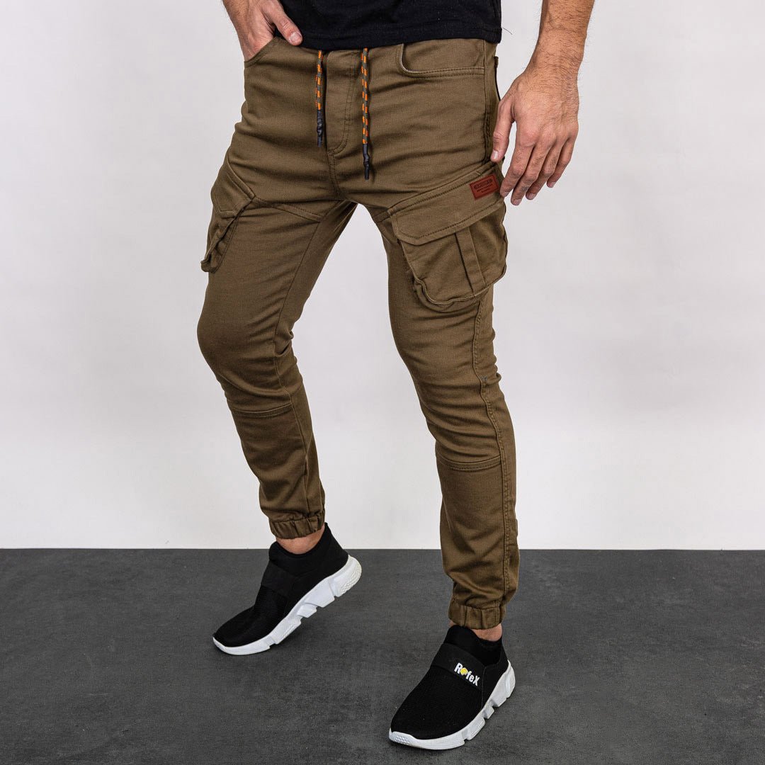 best Best New Style Solid Color cargo pants Casual Trousers Men's Footwear Overalls for sale online. Pants shop online at M2K Trends for mens pants