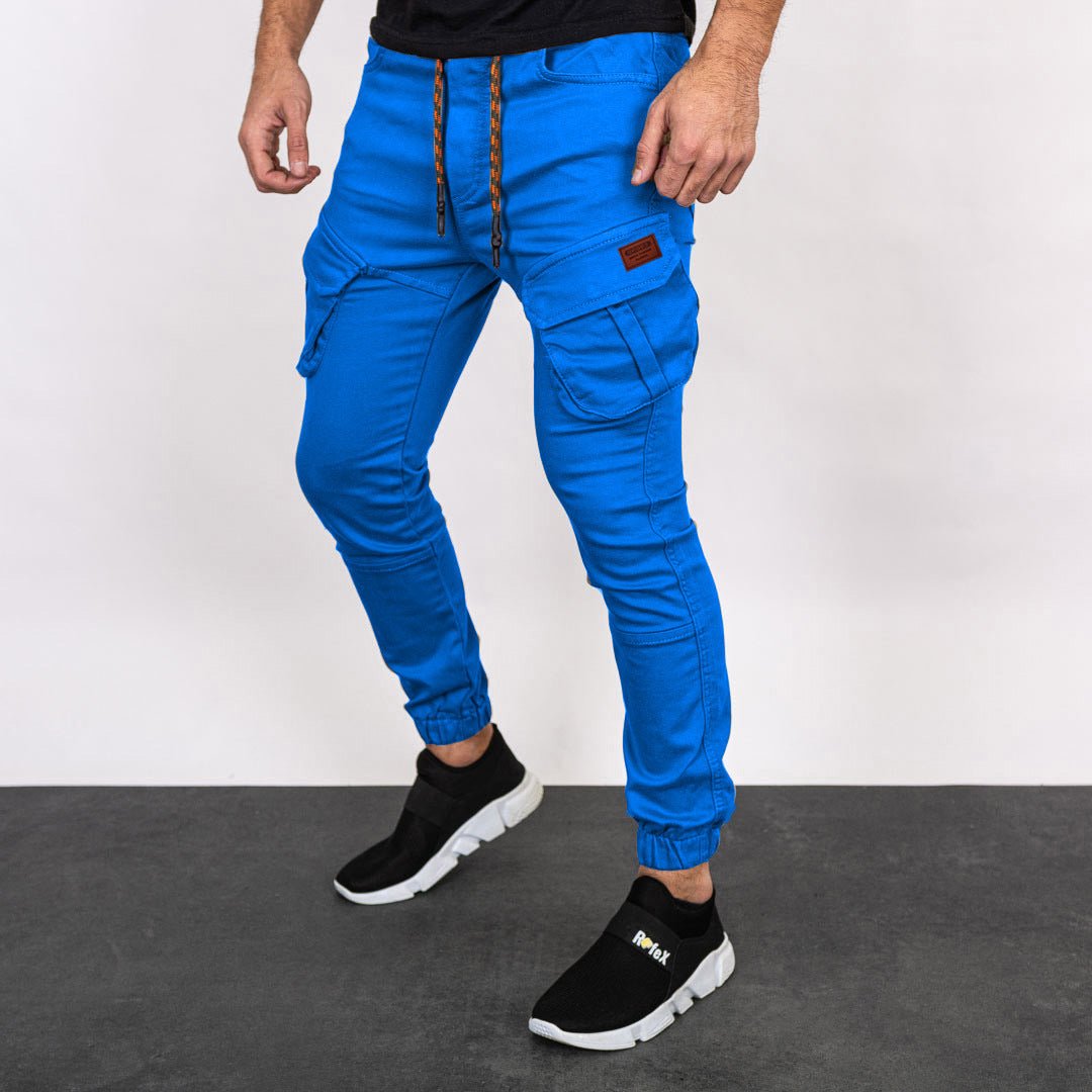 best Best New Style Solid Color cargo pants Casual Trousers Men's Footwear Overalls for sale online. Pants shop online at M2K Trends for mens pants