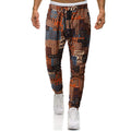 best Best Slim-fit cotton and linen nice casual pants with ethnic print trousers available online Pants shop online at M2K Trends for mens pants