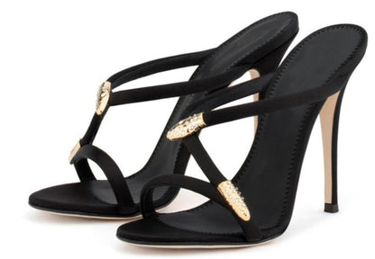 best Black Sandals Stiletto Sandals 0 shop online at M2K Trends for