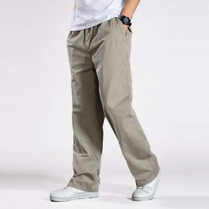 best Brand Casual Pants men cargo pants cotton loose trousers mens pants overalls Multi Pocket Straight Joggers Homme 6XL 0 shop online at M2K Trends for