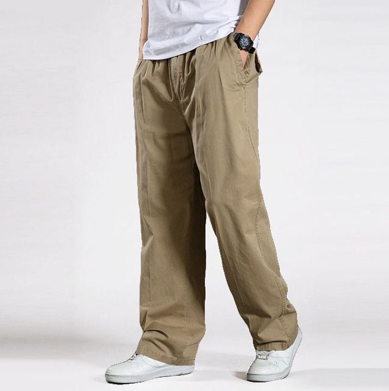 best Brand Casual Pants men cargo pants cotton loose trousers mens pants overalls Multi Pocket Straight Joggers Homme 6XL 0 shop online at M2K Trends for